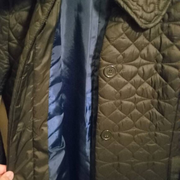T Tahari quilted coat jacket size small - Picture 5 of 8